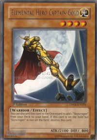 Elemental Hero Captain Gold (Rare)