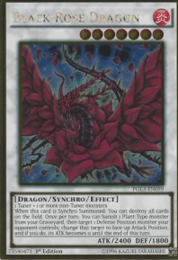 Black Rose Dragon (Gold Rare)