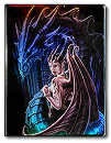 Max Protection A4 Portfolio, She Dragon Design