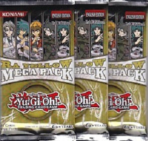 YuGiOh Ra Yellow Mega Pack Booster Pack Trio