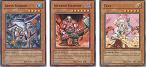 Set of three Capsule Monster Coliseum Cards