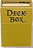 Ultrapro Deck Box - Gold