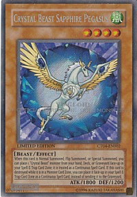 Crystal Beast Sapphire Pegasus (Limited Edition - Secret Rare)