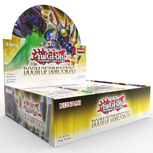 YuGiOh Doom of Dimensions Booster Box - Pre-Order Shipping 2nd October