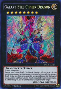 Galaxy-Eyes Cipher Dragon (Secret Rare)