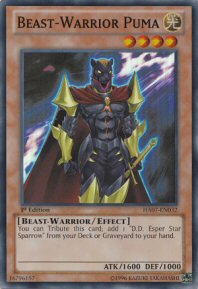 Beast-Warrior Puma (Super Rare)