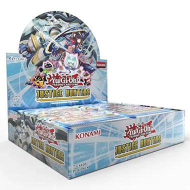 YuGiOh Justice Hunters Booster Box  - 24 Packs - Pre-Order 31st July