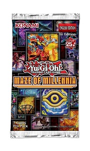 YuGiOh Maze of Millennia Booster Pack Trio