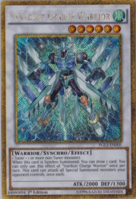 Stardust Charge Warrior (Gold Secret Rare)