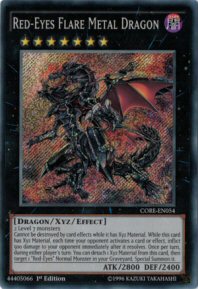 Red-Eyes Flare Metal Dragon (Gold Rare)