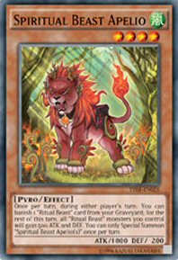 Spiritual Beast Apelio (Super Rare - 1st Ed)