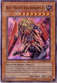 Beast Machine King Barbaros Ur (Super Rare - 1st Ed)