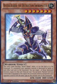 Buster Blader, the Destruction Swordmaster (Ultra Rare)