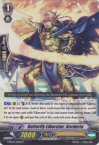 Butterfly Liberator, Korderia