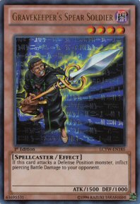 Gravekeeper's Spear Soldier (Ultra Rare - 1st Edition)