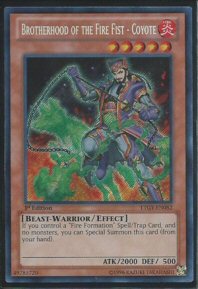 Brotherhood of the Fire Fist - Coyote (Secret Rare - 1st Ed)