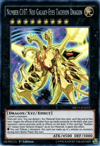 Number C107: Neo Galaxy-Eyes Tachyon Dragon (Super Rare)