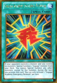 Gagaga Academy Emergency Network (Gold Secret Rare)