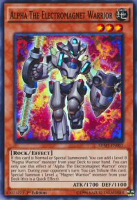 Alpha The Electromagnet Warrior (Super Rare)