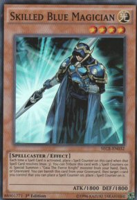 Skilled Blue Magician (Super Rare)